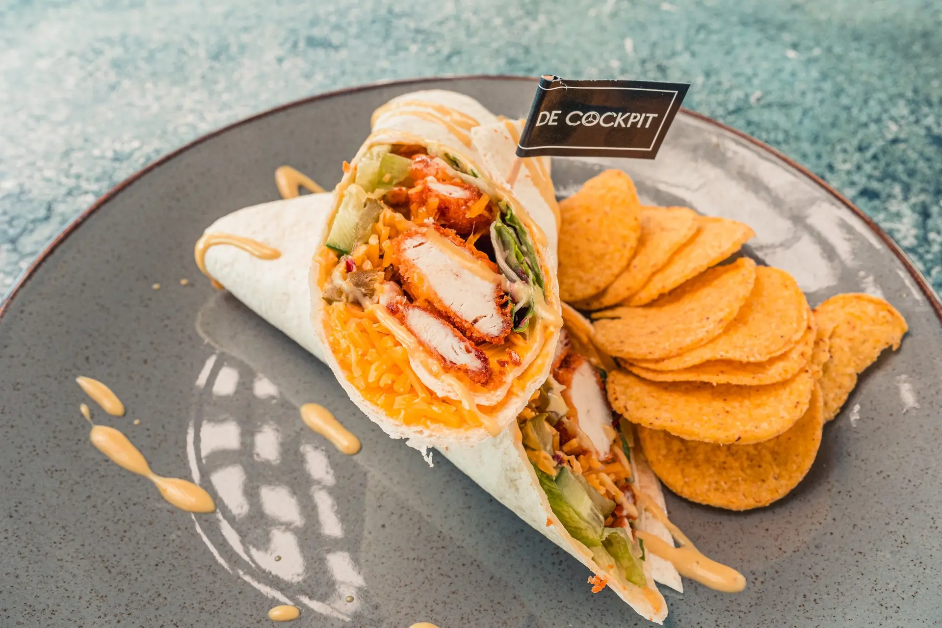 Lunchtip Wrap Kip De Cockpit