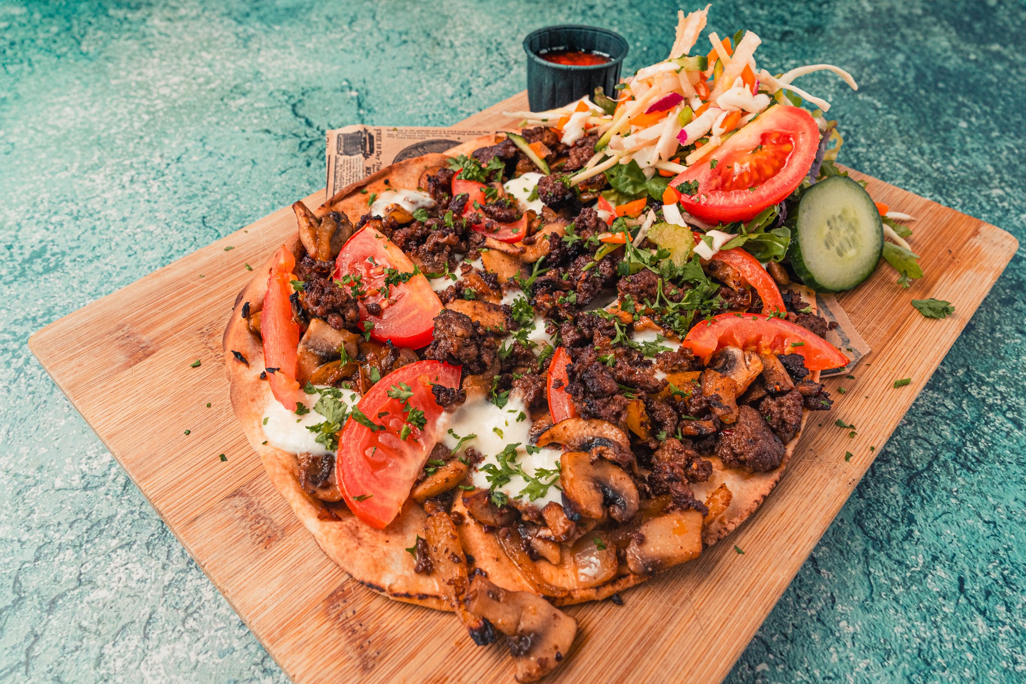 Lunchtip Libanees Flatbread met Lamsgehakt De Cockpit